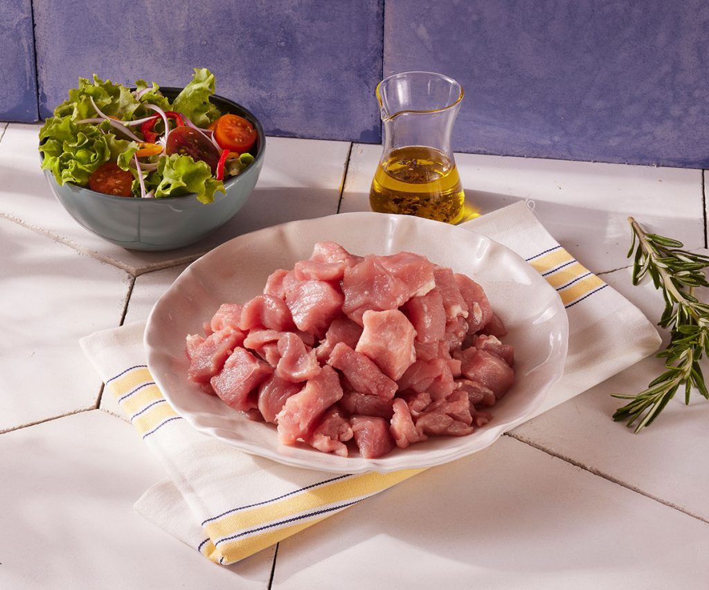 Cubos de Pierna de Cerdo